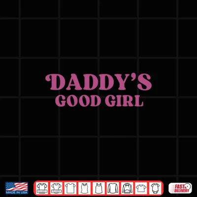 Design Daddys Good Girl Funny Y2K Bold Couple Romantic Comfort Colors Crop Top