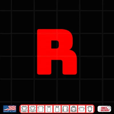 Design R Team Rocket Group Costume Shirt
