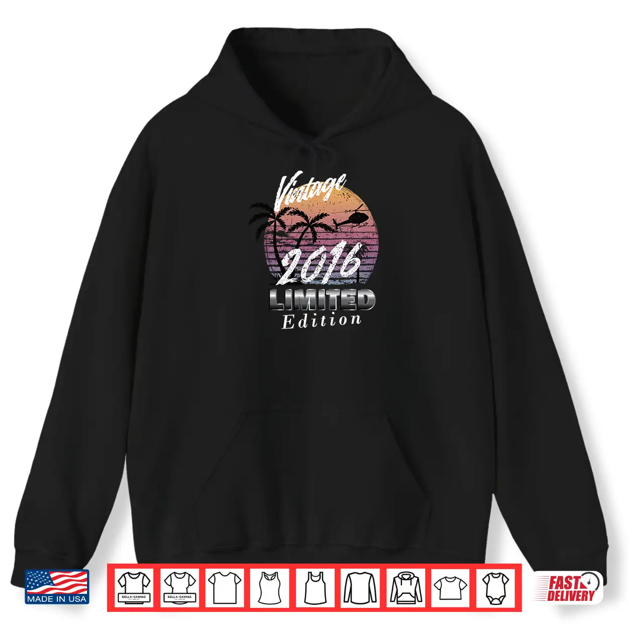 Vintage Birthday Retro 2016 Limited Edition Shirt