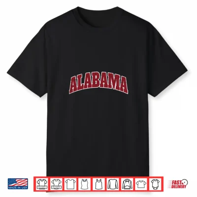 Alabama Men Women Kids Boys Girls Youth Teen Shirt