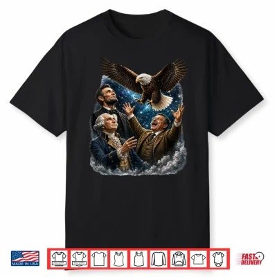 Funny Patriotic Presidents Bald Eagle Shirt Usa Novelty Shirt