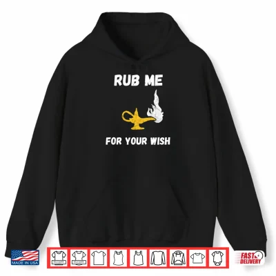 Hoodie Funny Genie Lamp Rub Me Wishes Aladin Costume Performance Shirt