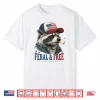 Patriotic Raccoon Smoking Feral & Free 250Th Independence Shirt