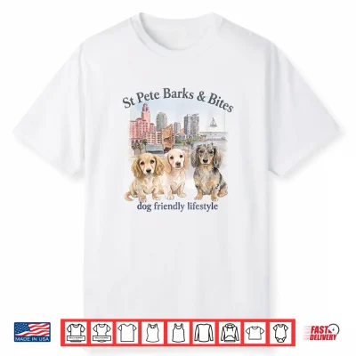 St Pete Barks & Bites Dachshunds Shirt