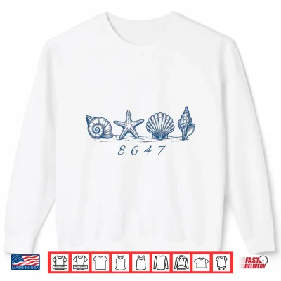 Sweatshirt Funny 86 47 Seashells Sea Shells Beach Funny 8647 Shirt