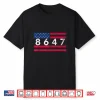 Us Flag 8647 86 47 Vintage American Flag Shirt