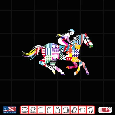 Design Aethestic Horse Lover Derby Horse Racing Silks Jockey Shirt