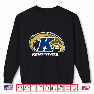 Sweatshirt Kent State University Golden Flashes KS26 Comfort Colors Crop Top