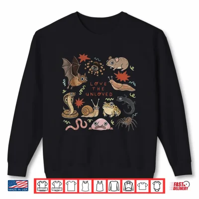Sweatshirt Love The Unloved Bugs Insect Entomology Entomologist Science Shirt