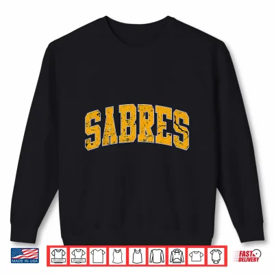 Sweatshirt Vintage Sabres Retro Classic Shirt