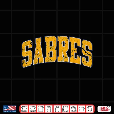Design Vintage Sabres Retro Classic Shirt