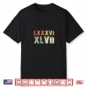 Retro Vintage Jersey Lxxxvi Xlvii 86 47 Shirt