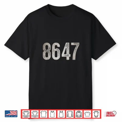 Sarcastic 8647 Vintage 80S Style 86 47 Shirt
