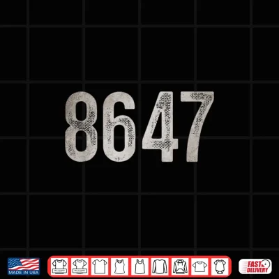 Design Sarcastic 8647 Vintage 80s Style 86 47 Shirt