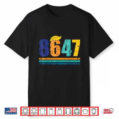 Vintage Patriotic Retro Funny 8647 Shirt