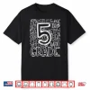 Fifth Grade Typography Team Fifth Grade Teacher Back To School Shirt