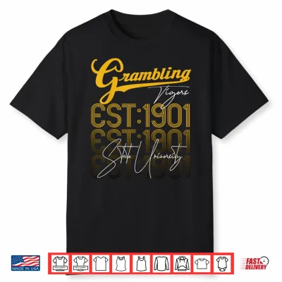 Grambling N Y State Retro Personalized Birthday Gifts Shirt