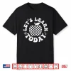 Lets Learn Today Checkered Apple Back To School Teacher Shirt