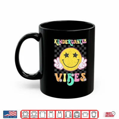 Mug Kindergarten Vibes Smile Face Back To School Kinder Girl Kid Shirt