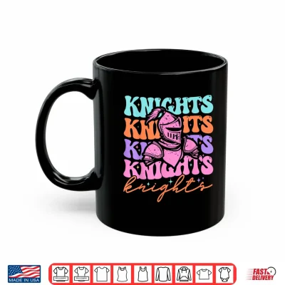 Mug Knights Mascot Back To School Spirit Sports Groovy Shirt