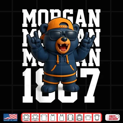 Design Morgan M S U State University Apparel Study Era Shirt
