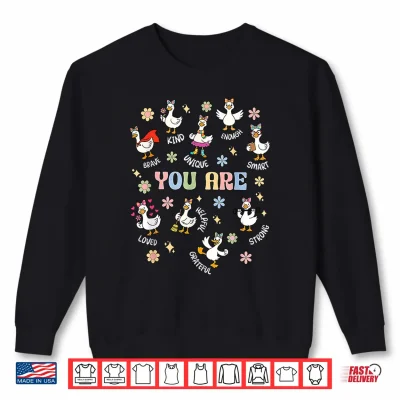 Sweatshirt Silly Goose You Are Kind Back To School Goose For Teachers Shirt