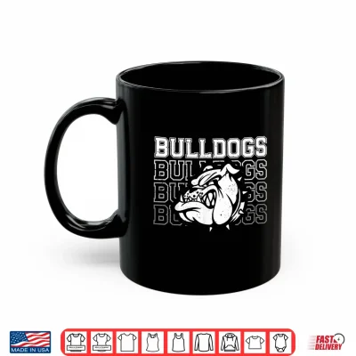 Mug Vintage Bulldogs Team Pride School Spirit Back To School Shirt