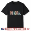 Boho Retro Vintage Elementary Principal Back To School Shirt