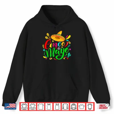 Hoodie Cinco De Mayo for Mens Womens Kids Mexican Fiesta 5 De Mayo Shirt