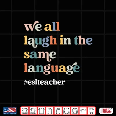 Design ESL Teacher ESOL Student Cute Retro Back To School First Day Shirt