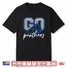 Go Cheer Panthers School Sports Name Spirit Back To School Shirt