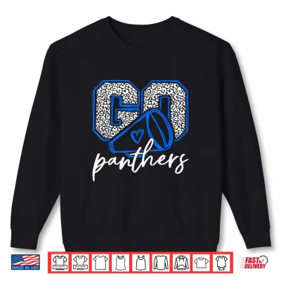 Sweatshirt Go Cheer Panthers School Sports Name Spirit Back To School Shirt