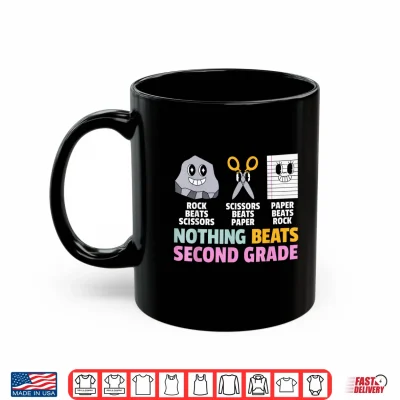 Mug Nothing Beats 2nd Second Grade Back to School Teacher Kids Shirt