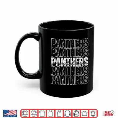 Mug Panthers Mascot Back to School Spirit Sports Team Men Women Shirt