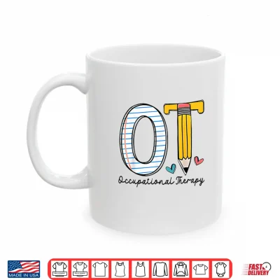 Mug Pediatric Occupational Therapy Paper Pencil Back to School Shirt