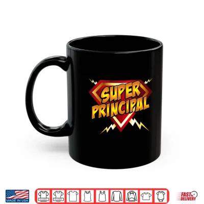 Mug Super Principal Educational Superhero Shirt