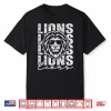 Vintage Lions School Mascot Game Day Men Teacher Boy Women Shirt
