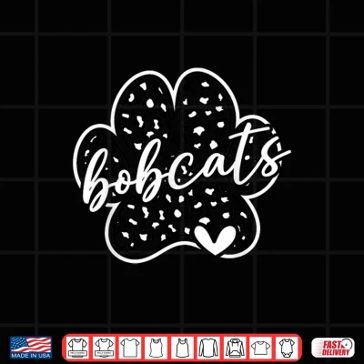 Design Vintage Bobcats Team Pride School Spirit Back To School Shirt