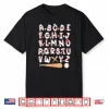 Alphabet Baseball Abcs Letters Kids Boys Girls Teacher Shirt