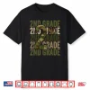 Camo Team 2Nd Grade Squad Back To School Teacher Kids Boys Shirt