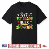 Graduation Bye 1St Grade Hello 2Nd Grade Back To School Kids Shirt