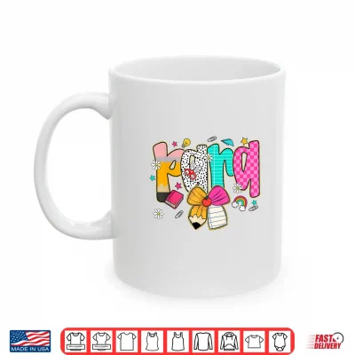 Mug Para Paraprofessional Coquette First Day Back To School Shirt