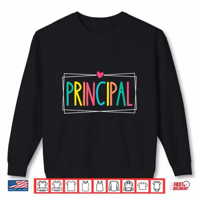 Sweatshirt Principal This Principal Loves Her School Women Back To Shirt