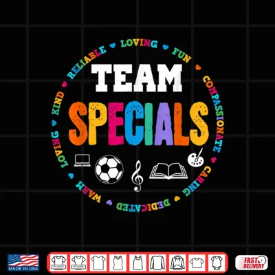 Design TEAM Specials Teacher TRIBE Squad Back To Primary School Shirt