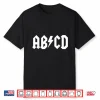 Boys Girls Teachers Abcd Rock Graphic T Shirt Back To School
