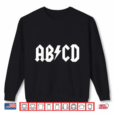 Sweatshirt Boys Girls Teachers ABCD Rock Graphic T Shirt back to School