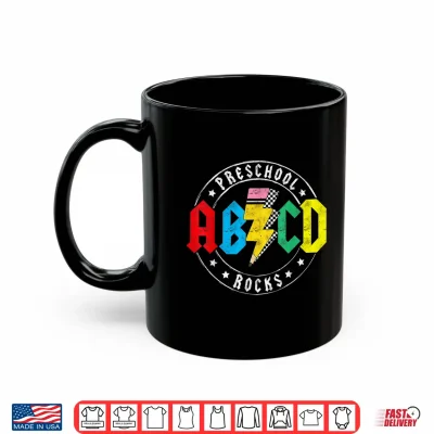 Mug ABCD Preschool Rocks 1st Day Pre K Teacher Back To School T Shirt