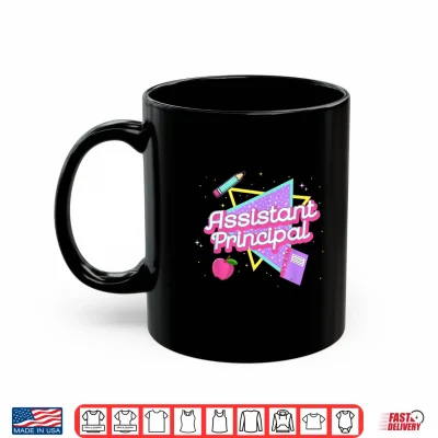 Mug Cute Assistant Principal Shirt 80s 90s Back To School Gift Shirt