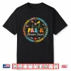 Pre K Dream Team Back To School Teacher Care Love Floral Shirt