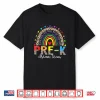 Prek Dream Team Leopard Rainbow Teacher Squad Back To School Shirt